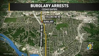 Two people arrested after stealing $200,000 in property from Cedar Rapids business