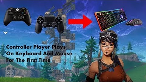 Controller Player Tries Keyboard And Mouse For The FIRST Time...(Fortnite Battle Royale)
