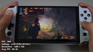 GPD WIN 4 (Ryzen 6800U) Game test - Alan Wake 2