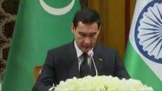 Press statement by President Ram Nath Kovind and President Serdar Berdimuhamedov of Turkmenistan.