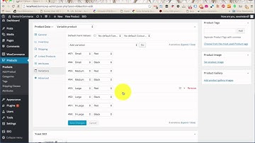 How to add a Variable product in WooCommerce?