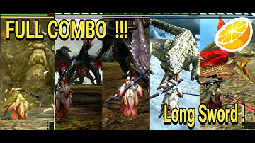 LONG SWORD !!!! MONSTER HUNTER XX / MHGU ANDROID CITRA EMULATOR 3DS GAMEPLAY
