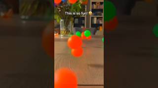 Fun and action with connect-4! ✨#connect4 #balls #fyp #toys #duel #ballgames #game
