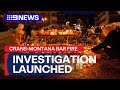 Criminal investigation launched into Swiss bar fire | 9 News Australia