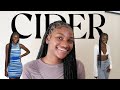 CIDER TRY ON CLOTHING HAUL | is Cider worth it?
