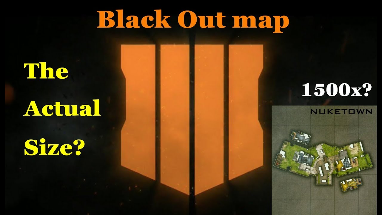 Is this the Actual Size of the Black Ops 4 Battle Royale