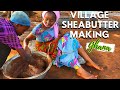 HOW SHEABUTTER IS MADE IN THE VILLAGE | Daily African Village Life | How Sheabutter is made | Ep19