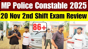 MP Police Constable Exam Review 2025 | MP Police Constable 20 Nov 2nd Shift Paper Analysis 2025