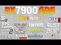 RX 7900 GRE + Ryzen 5 9600x - Test in 16 Games Benchmark 1080p (2026)