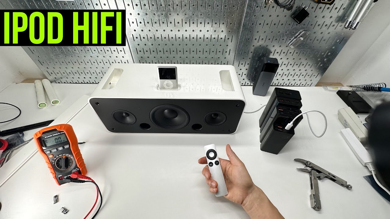 I added a USB-C power port to the Apple iPod HiFi (9V PD Power Supply)