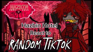 Hazbin Hotel react to Random Tiktok//(ship canon)AU //Gacha Club ♧ (Not for kids)