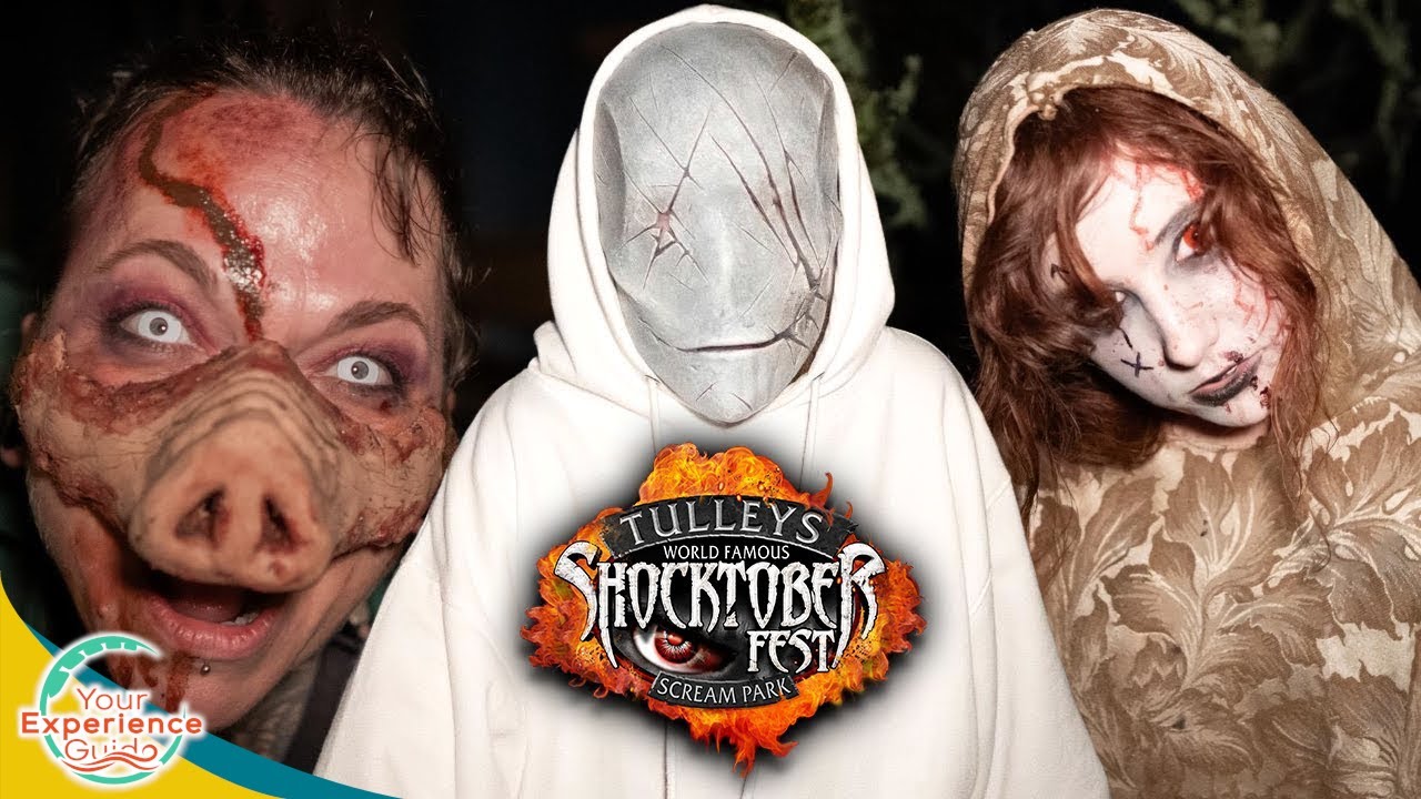 Видеоблог фестиваля Tulleys Shocktober Fest 2025 | Внутри лабиринтов ужасов