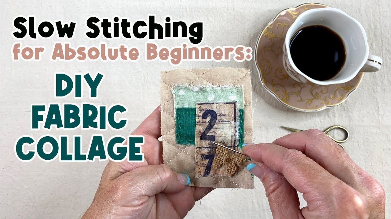 3 Ways to Use Your Slow Stitching Pieces, Best 3 way to do Slow Stitching  Pieces