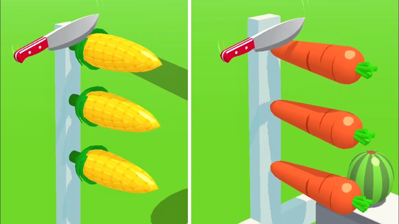 Slice It All Gameplay! Satisfying and Relaxing ASMR Slicing Video