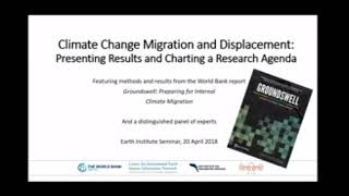 Groundswell Report--Seminar on Climate and Migration
