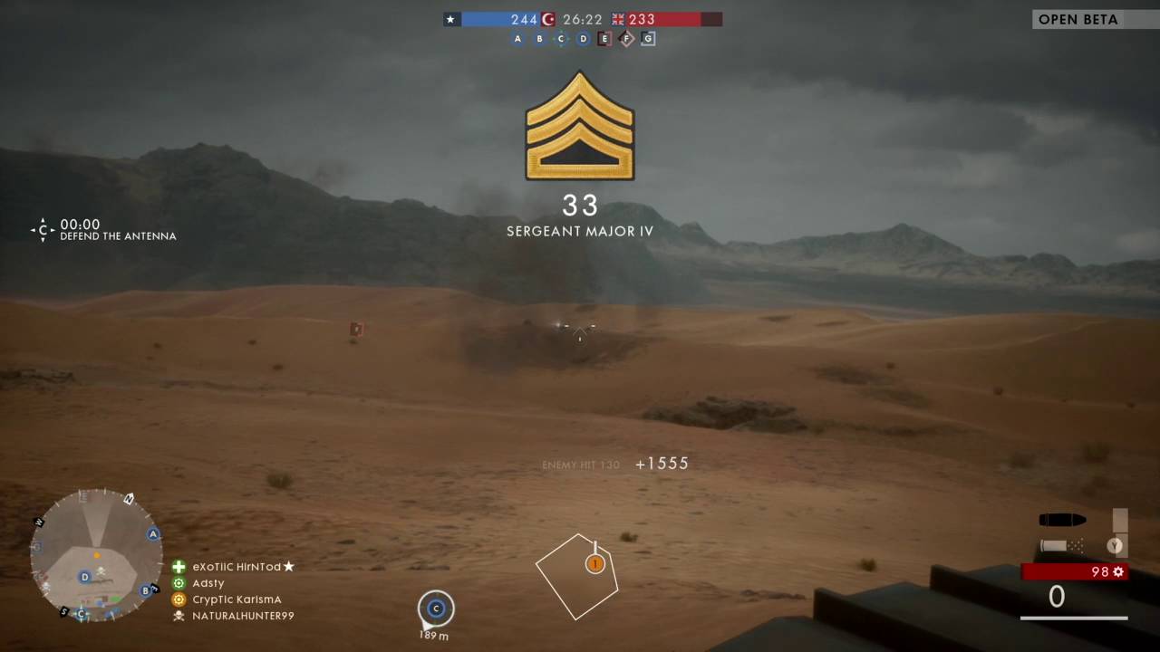 Battelfield 1 Light Tank Montage