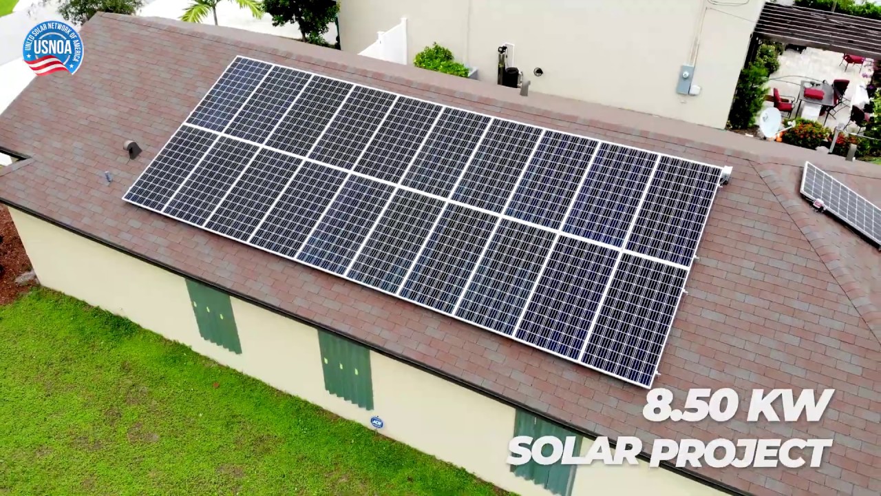 Boynton Beach, FL - 8.50 KW Residential Solar Project by Unlimited Solar Network of America