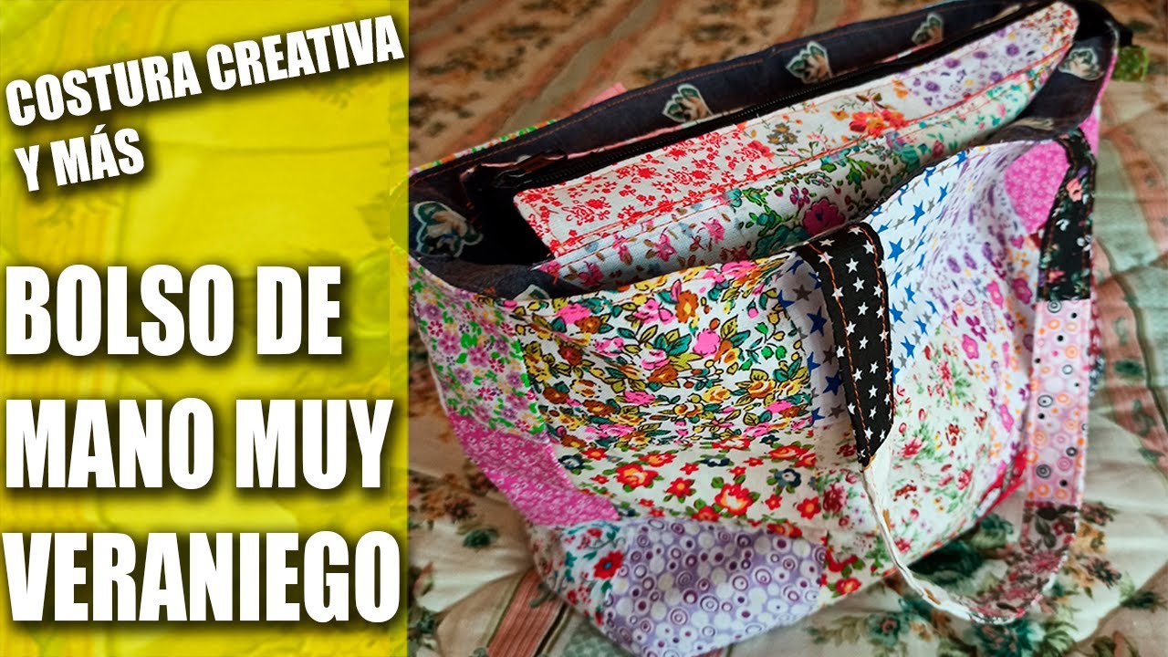 Prohibición Político Cereal Como hacer un 🌟 BOLSO DE TELA 🌟reciclando.( TUTORIAL ) hecho con retales  de tela. - YouTube