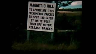 Magnetic hill New Brunswick  1958