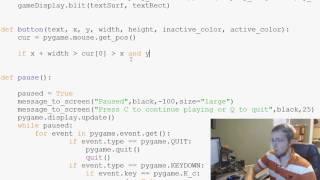 Pygame Python Game Development Tutorial 49 Button Functions
