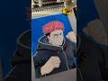 draw yuji itadori with me 😜. #viral #anime #art #ytshorts #jjk #yujiitadori #drawing #shorts