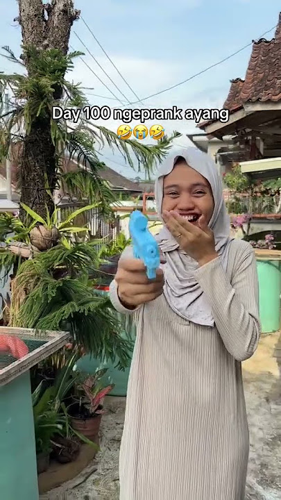Auto Kena Ulti Ayang😂 #shorts #videolucu #pranks #watergun #lucu