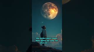 Why the Sun and Moon Look the Same Size ☀️🌙 | The Perfect Cosmic Coincidence