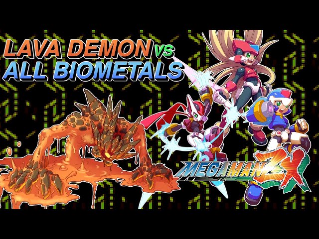 Mega Man ZX - All Biometals vs. Lava Demon - YouTube