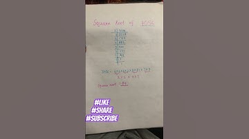 Square root of 7056#class8maths #maths #everydaymaths #mathslover