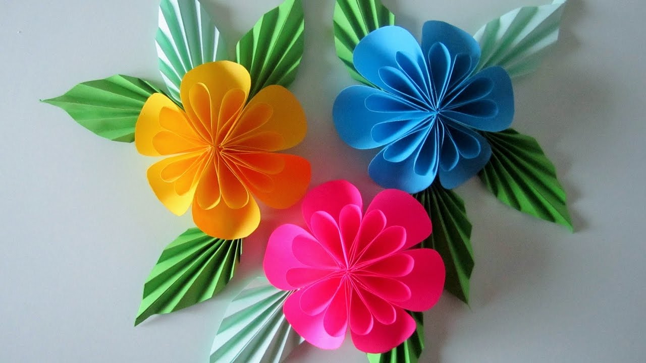 Blumen aus papier/notizzettel. diy youtube
