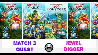 Match 3 Quest - Jewel Digger (mobile) JUST GAMEPLAY screenshot 5
