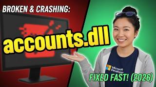 How to Fix accounts.dll and Settings Crashes! Profile