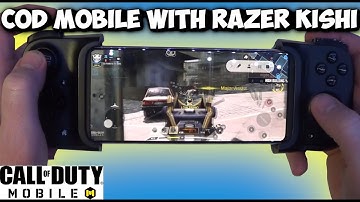 Call of Duty Mobile using a Razer Kishi Controller