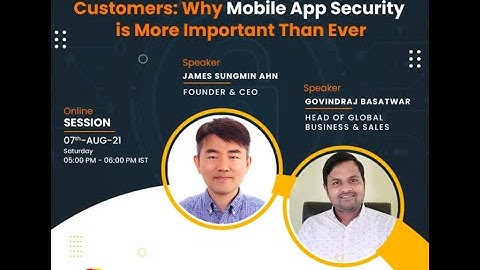 On-Demand Webinar AppSealing & EliteCiso- Why Mobile App Security is More Important Than Ever.