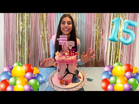 MY 15th Birthday Party Surprise with Sally and my friends!!