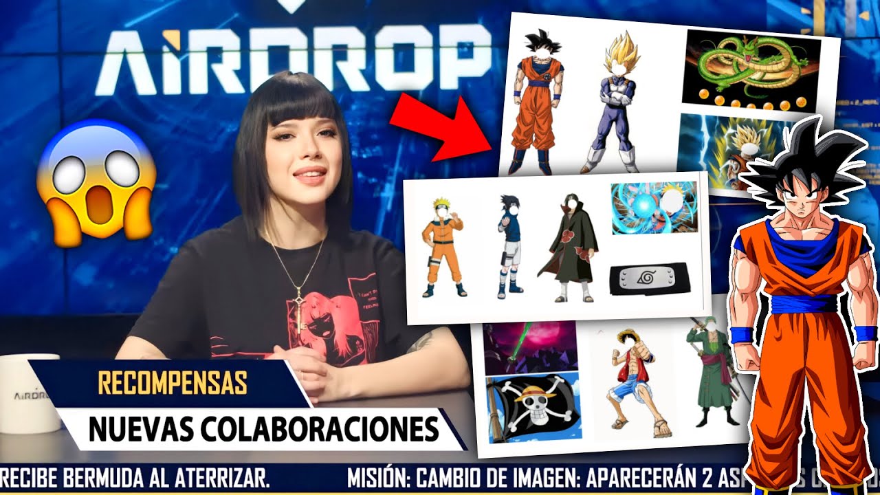 🔥OFICIALMENTE FREE FIRE X DRAGON BALL y NARUTO NUEVA COLABORACIÓN FF 🤯 Agenda Semanal de free