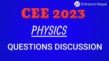 CEE 2023 PHYSICS QUESTIONS DISCUSSION