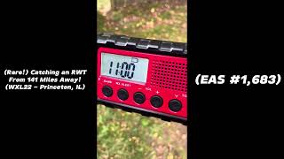 (Rare!) Catching a NWS DVN RWT from 141 Miles Away! (EAS #1,683) (6/28/23)