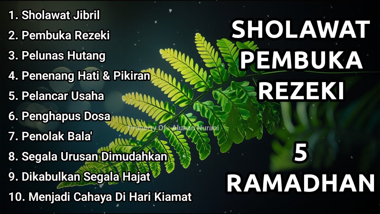 SHOLAWAT JIBRIL PEMBUKA PINTU REZEKI - SHOLAWAT PENYEJUK HATI TERBARU 2026