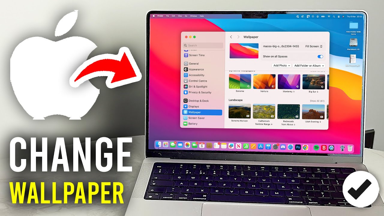 How To Change Wallpaper On MacBook - Full Guide - YouTube