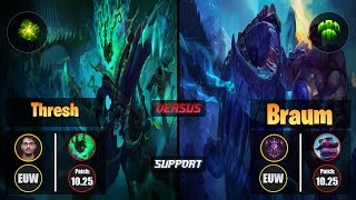Hylissang THRESH (Support) [Aftershock] VS BRAUM - Master EUW Patch 10.25