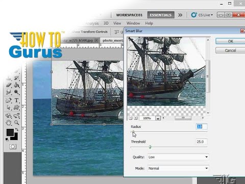 How to make an Adobe Photoshop Collage/Montage with Multiple Images - CS CS CC Tutorial