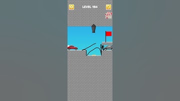 Draw Bridge Game | Level 194 #shorts #gameplay