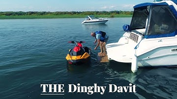 THE Dinghy Davit - Bringing the jetski in