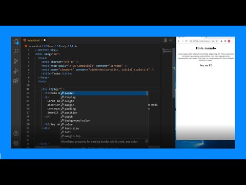 How to align HTML text with Visual Studio Code 🔋