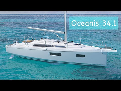 Видео: Новая парусная яхта Beneteau Oceanis 34.1 обзор 2021
