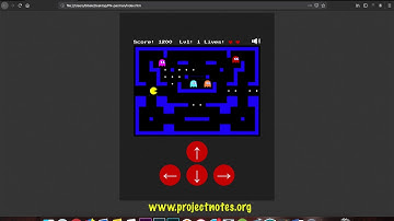 Pacman Game In HTML5 With Source Code