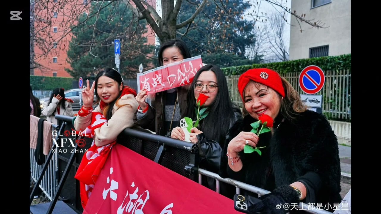 ❤️Our XiaoZhan in Milan , Italy for Gucci event 2025 Fashion Week... 