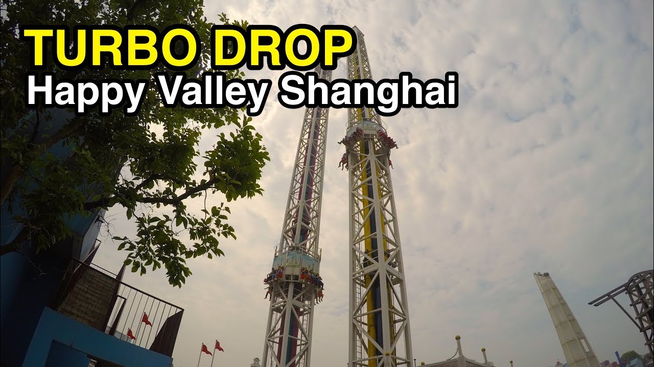 [4K] Turbo Drop: Shanghai Happy Valley - YouTube