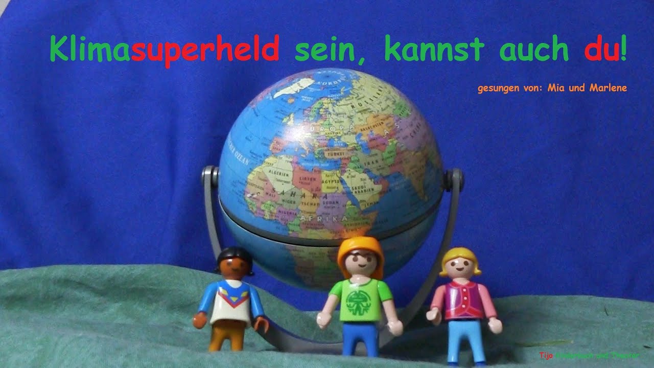 Klimasuperhelden - Kinderlied für Weltretter - Umweltschutz- mitsingen, mitmachen - Tijo Kinderbuch